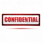 Red CONFIDENTIAL Stamp